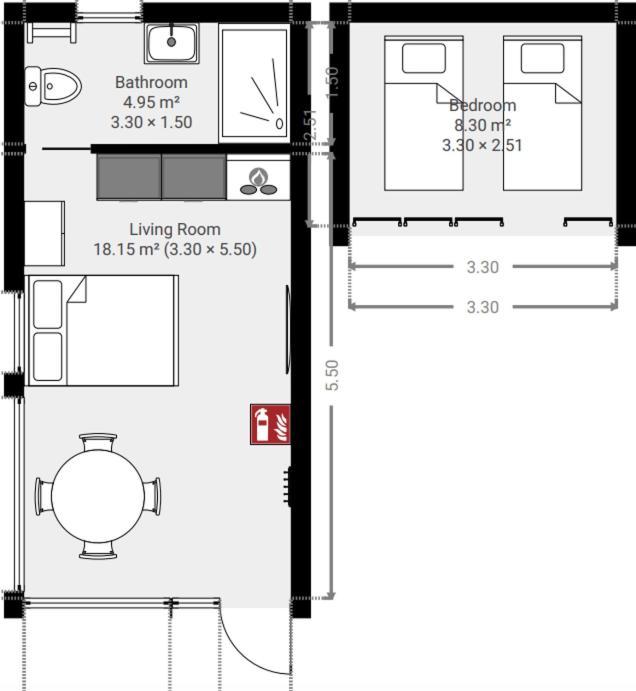 Apartamento Tiny House - Optioneel Met Hottub Dokkum Exterior foto