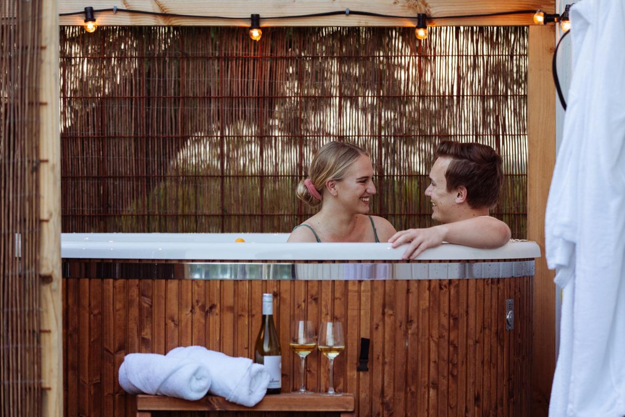 Apartamento Tiny House - Optioneel Met Hottub Dokkum Habitación foto